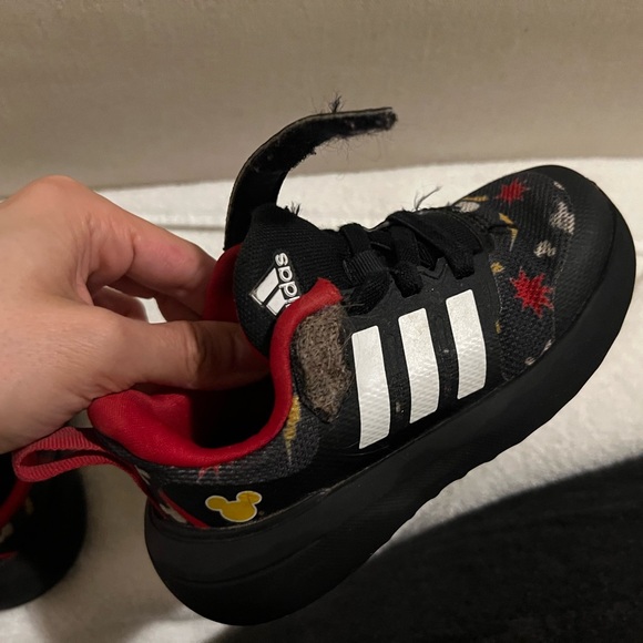 Boy's Shoes adidas Kids Fortarun 2.0 Mickey Mouse Elastic Size 7K - Picture 12 of 16